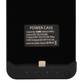 ETUI Z POWERBANKIEM IPHONE 6S 6 A1586 A1688 A1549 A1633 A1589 A1700 3200MAH CZARNE