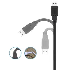 KABEL USB A - USB A 1.5M MĘSKI