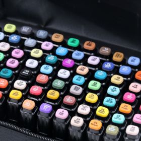 MARKERY TOUCHFIVE 60 SZTUK DWUSTRONNE Z ETUI
