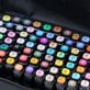 MARKERY TOUCHFIVE 60 SZTUK DWUSTRONNE Z ETUI