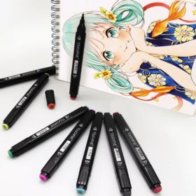MARKERY TOUCHFIVE 60 SZTUK DWUSTRONNE Z ETUI
