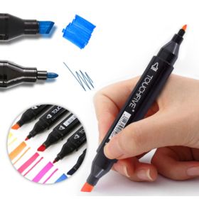 MARKERY TOUCHFIVE 60 SZTUK DWUSTRONNE Z ETUI