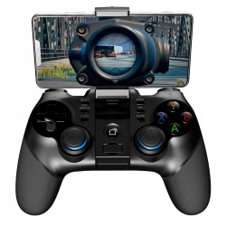 PAD IPEGA PG-9156 Z UCHWYTEM NA TELEFON I PRZYCISKIEM TURBO BLUETOOTH CZARNY