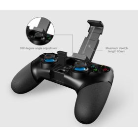 PAD IPEGA PG-9156 Z UCHWYTEM NA TELEFON I PRZYCISKIEM TURBO BLUETOOTH CZARNY