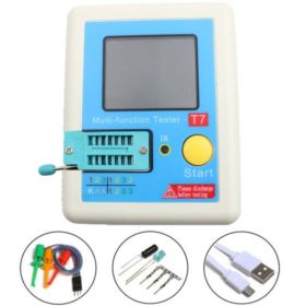 TESTER ELEMENT&Oacute;W ELEKTRONICZNYCH LCR-T7 Z WYŚWIETLACZEM