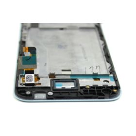WYŚWIETLACZ Z DIGITIZEREM HTC DESIRE 620 SZARY NIEBIESKA RAMKA