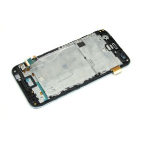 WYŚWIETLACZ Z DIGITIZEREM HTC DESIRE 620 SZARY NIEBIESKA RAMKA