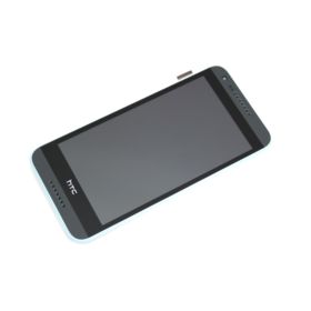 WYŚWIETLACZ Z DIGITIZEREM HTC DESIRE 620 SZARY NIEBIESKA RAMKA
