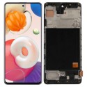 WYŚWIETLACZ Z DIGITIZEREM SAMSUNG GALAXY A51 SM-A515F SM-A515 SM-A515X Z RAMKĄ CZARNY