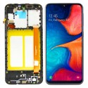WYŚWIETLACZ Z DIGITIZEREM SAMSUNG GALAXY A10E A20E SM-A202F SM-A202 Z RAMKĄ FULL SET