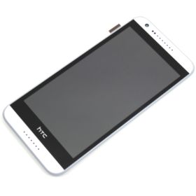 WYŚWIETLACZ Z DIGITIZEREM HTC DESIRE 620 Z RAMKĄ BIAŁO-SZARY