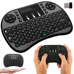 MINI KLAWIATURA BEZPRZEWODOWA SMART TV I8 PLUS NANO ODBIORNIK