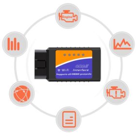 SKANER INTERFEJS DIAGNOSTYCZNY ELM 327 ZŁĄCZE OBD 2 WIFI KOMPUTER