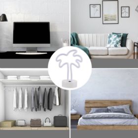LAMPKA NOCNA LED PALMA 3D USB