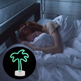 LAMPKA NOCNA LED PALMA 3D USB