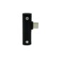 PRZEJŚCIÓWKA USAMS AU07 USB-C NA USB-C/MINI JACK 3,5 MM CZARNA