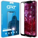 SZKŁO HARTOWANE NOKIA 8.1 X7 2018 GAT PREMIUM CZARNE 5D 9H