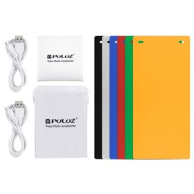 NAMIOT BEZCIENIOWY LED MAŁY STUDIO FOTO 20 CM 2 X LED
