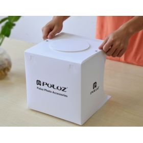 NAMIOT BEZCIENIOWY LED MAŁY STUDIO FOTO 20 CM 2 X LED
