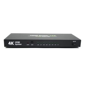 SPLITTER SWITCH HDMI 8 PORT&Oacute;W 4KX2K ROZDZIELACZ Z ZASILACZEM