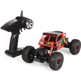 SAMOCH&Oacute;D ZDALNIE STEROWANY RC 4X4 JEEP 1:18 RALLY CAR CZERWONY