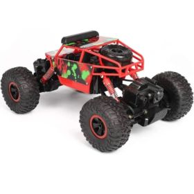 SAMOCH&Oacute;D ZDALNIE STEROWANY RC 4X4 JEEP 1:18 RALLY CAR CZERWONY