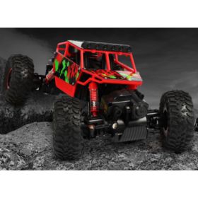 SAMOCH&Oacute;D ZDALNIE STEROWANY RC 4X4 JEEP 1:18 RALLY CAR CZERWONY