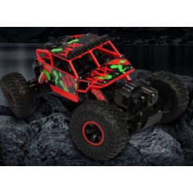 SAMOCH&Oacute;D ZDALNIE STEROWANY RC 4X4 JEEP 1:18 RALLY CAR CZERWONY