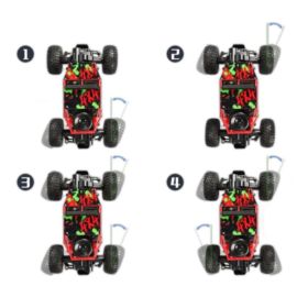 SAMOCH&Oacute;D ZDALNIE STEROWANY RC 4X4 JEEP 1:18 RALLY CAR CZERWONY
