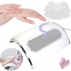 POCHŁANIACZ PYŁU DO PAZNOKCI Z 3 WIATRAKAMI 40W BIAŁY