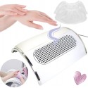 POCHŁANIACZ PYŁU DO PAZNOKCI Z 3 WIATRAKAMI 40W BIAŁY