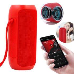 GŁOŚNIK BLUETOOTH BEZPRZEWODOWY CZERWONY C-117