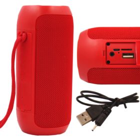 GŁOŚNIK BLUETOOTH BEZPRZEWODOWY CZERWONY C-117