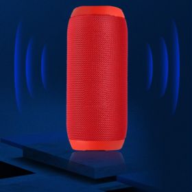 GŁOŚNIK BLUETOOTH BEZPRZEWODOWY CZERWONY C-117
