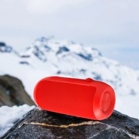 GŁOŚNIK BLUETOOTH BEZPRZEWODOWY CZERWONY C-117