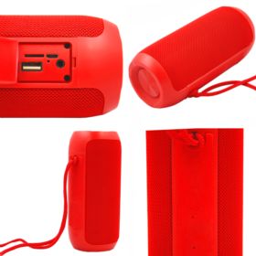GŁOŚNIK BLUETOOTH BEZPRZEWODOWY CZERWONY C-117
