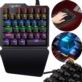 KLAWIATURA MECHANICZNA PRZEWODOWA LEWA DLA GRACZY 35 KLAWISZY PODŚWIETLANA RGB