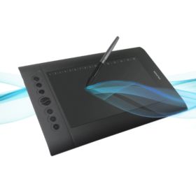 TABLET GRAFICZNY HUION H610 PRO V2 Z PI&Oacute;RKIEM RYSIKAMI I UCHWYTEM PH03