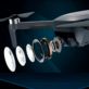 DRON QUADROCOPTER E58 Z PILOTEM I AKCESORIAMI CZARNY
