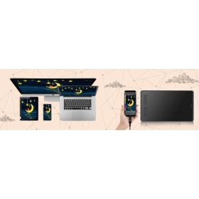 TABLET GRAFICZNY HUION H950P Z PI&Oacute;REM CZARNY