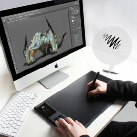 TABLET GRAFICZNY HUION WH1409 8192 Z PI&Oacute;REM CZARNY