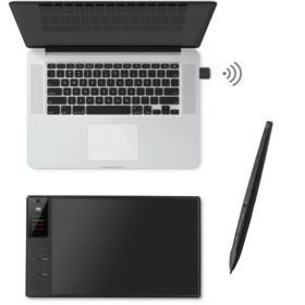 TABLET GRAFICZNY HUION WH1409 8192 Z PI&Oacute;REM CZARNY