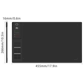 TABLET GRAFICZNY HUION WH1409 8192 Z PI&Oacute;REM CZARNY
