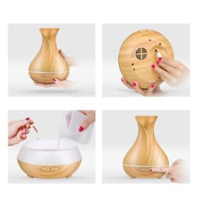NAWILŻACZ POWIETRZA 300ML Z PODŚWIETLENIEM LED AROMIATERAPIA