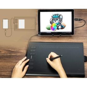TABLET GRAFICZNY HUION 1060P Z RYSIKAMI I PI&Oacute;REM
