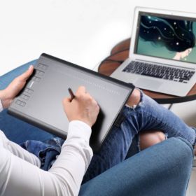 TABLET GRAFICZNY HUION 1060P Z RYSIKAMI I PI&Oacute;REM