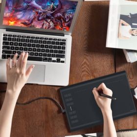 TABLET GRAFICZNY HUION 1060P Z RYSIKAMI I PI&Oacute;REM