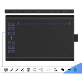 TABLET GRAFICZNY HUION 1060P Z RYSIKAMI I PI&Oacute;REM