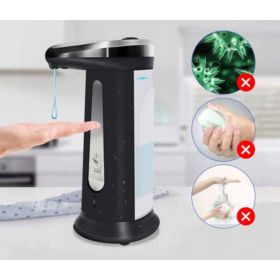 AUTOMATYCZNY DOZOWNIK PŁYN&Oacute;W DEZYNFEKACYJNYCH MYDŁA 400ML