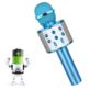 MIKROFON KARAOKE BLUETOOTH BEZPRZEWODOWY Z GŁOŚNIKIEM NIEBIESKI